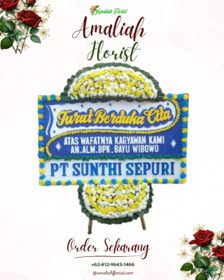 Papan Bunga Duka di Landasan Ulin Tengah